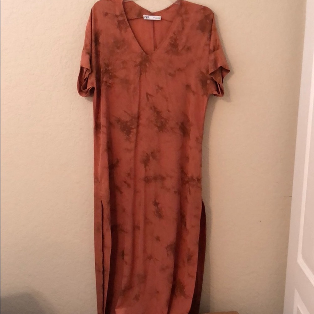 Zara long dress with side slits
